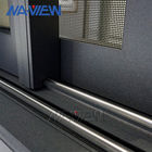 Скольжение Windows Гуандуна NAVIEW алюминиевое стеклянное горизонтальное для домов поставщик