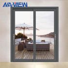 Профиля дизайна Гуандуна NAVIEW раздвижная дверь нового французского алюминиевого внутренняя большая стеклянная поставщик