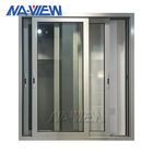 Перерыва цены Гуандуна NAVIEW окно жилого термального низко--E стеклянное алюминиевое сползая с экраном поставщик