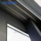 Вертикаль черноты Гуандуна NAVIEW алюминиевая сползая двойное повешенное окно поставщик
