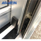 Рамка узкой части алюминия нового дизайна Гуандуна NAVIEW внутренняя мягкая заключительная черная сползая одновременную закаленную стеклянную дверь поставщик